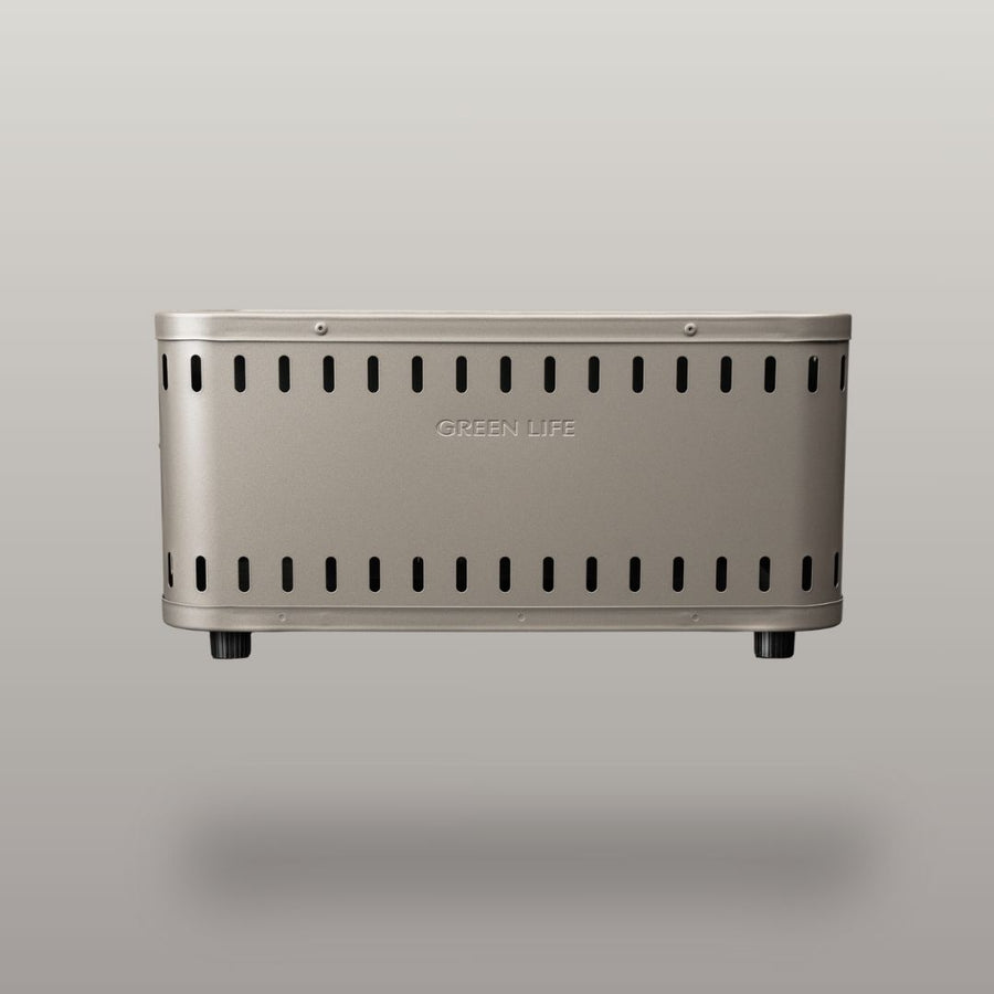 Green Life Tabletop BBQ Grill Double Walled - Light Grey