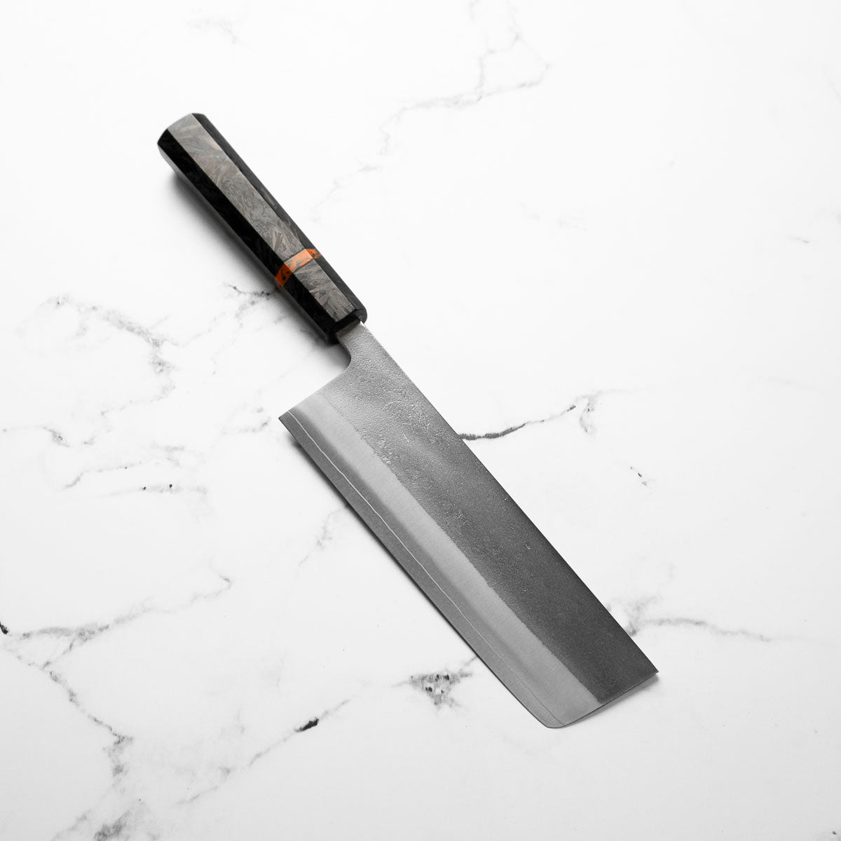 Yoshikane (Hatsukokoro) SKD Nashiji Nakiri 165mm - Carbon Fibre