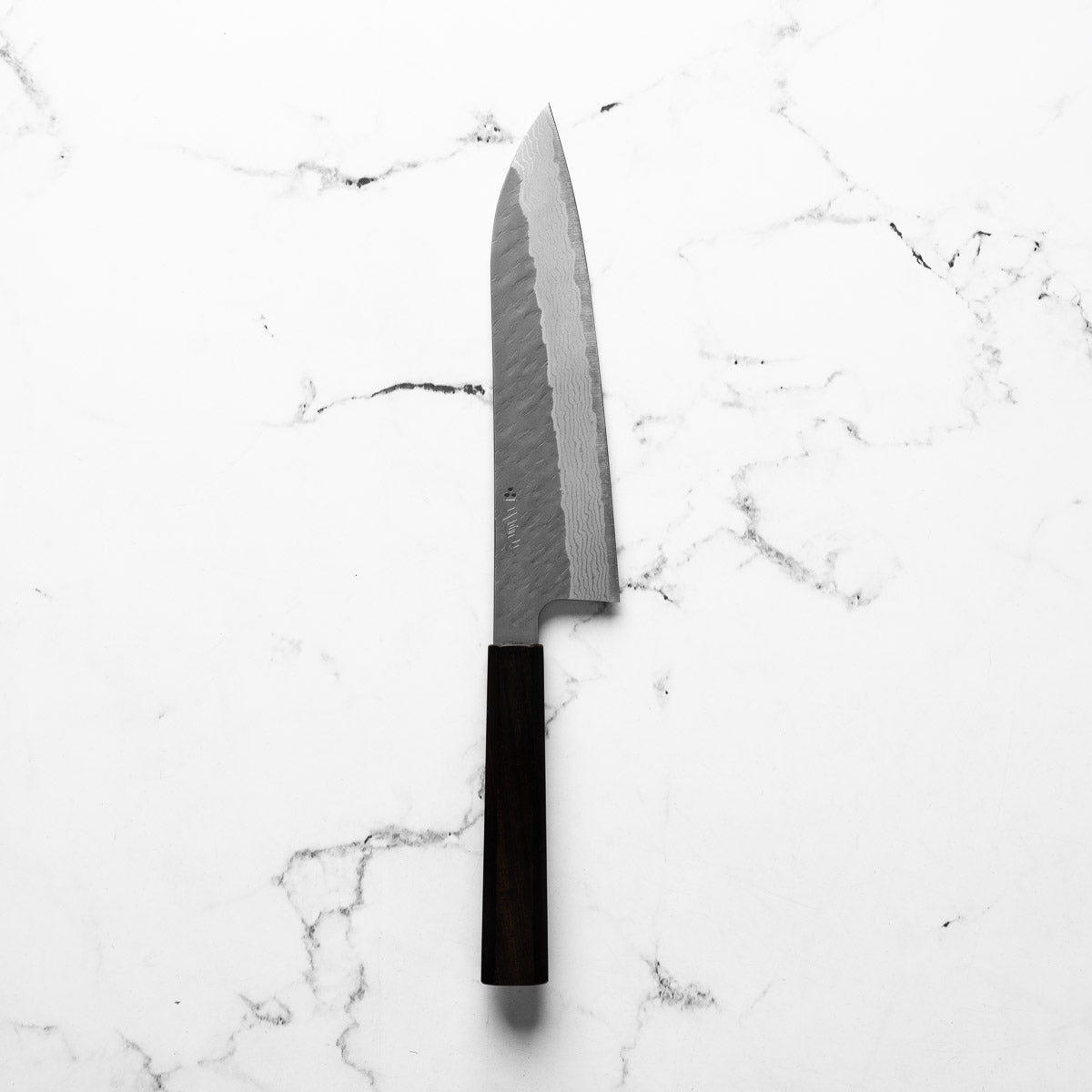 Nigara Hamono VG10 Tsuchime Damascus Gyuto 210mm - Ebony