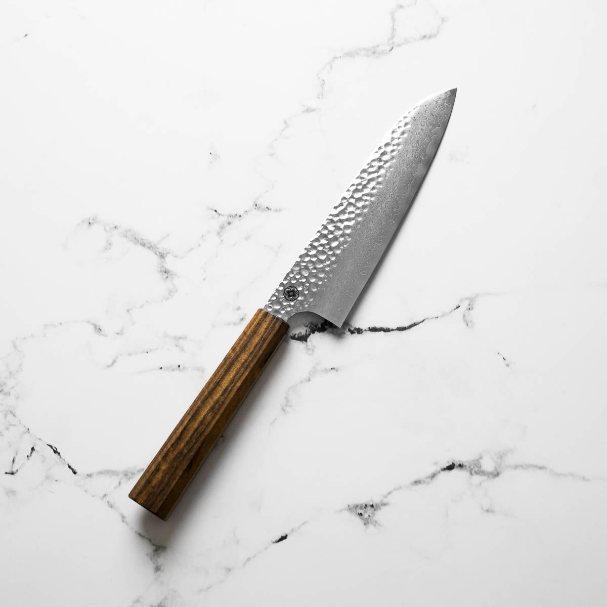 Hajimaru VG10 Tsuchime Damascus Santoku 180mm