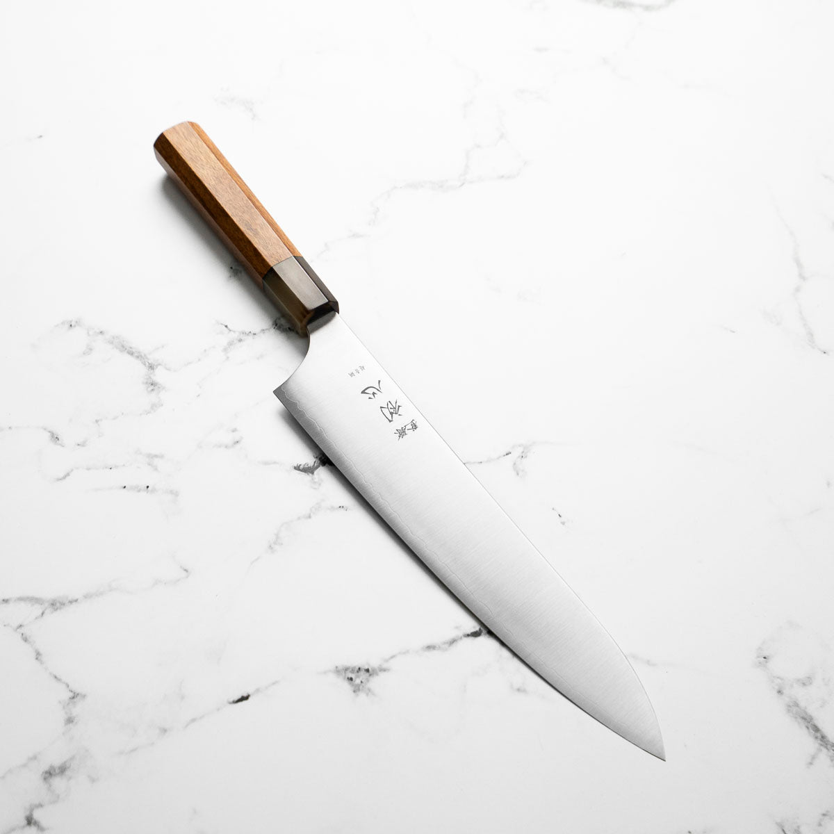 Hatsukokoro Hayabusa Blue Super Gyuto 240mm - Quince