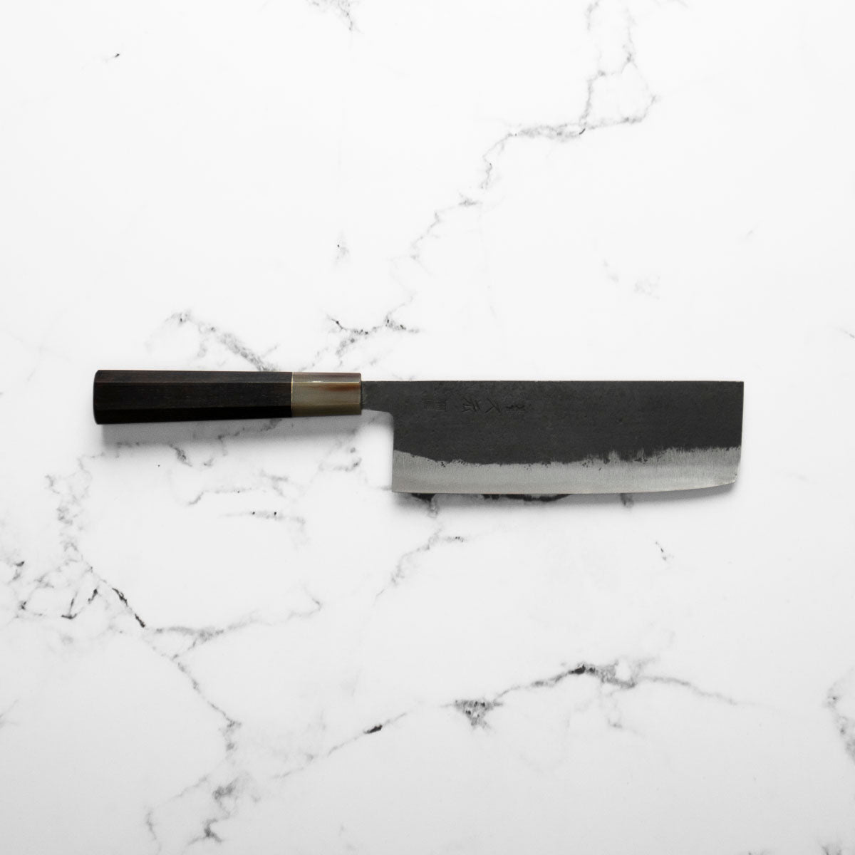 Morihei Hisamoto White 2 Kurouchi Nakiri 165mm - Ebony & Blonde