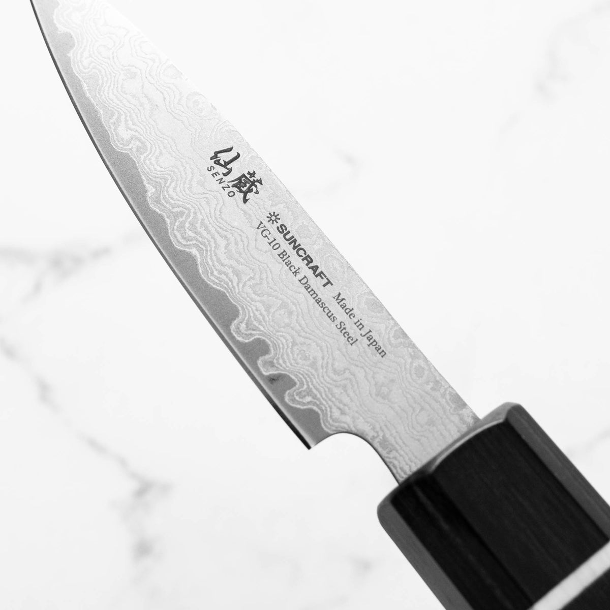 Senzo Black VG10 Damascus Paring 80mm