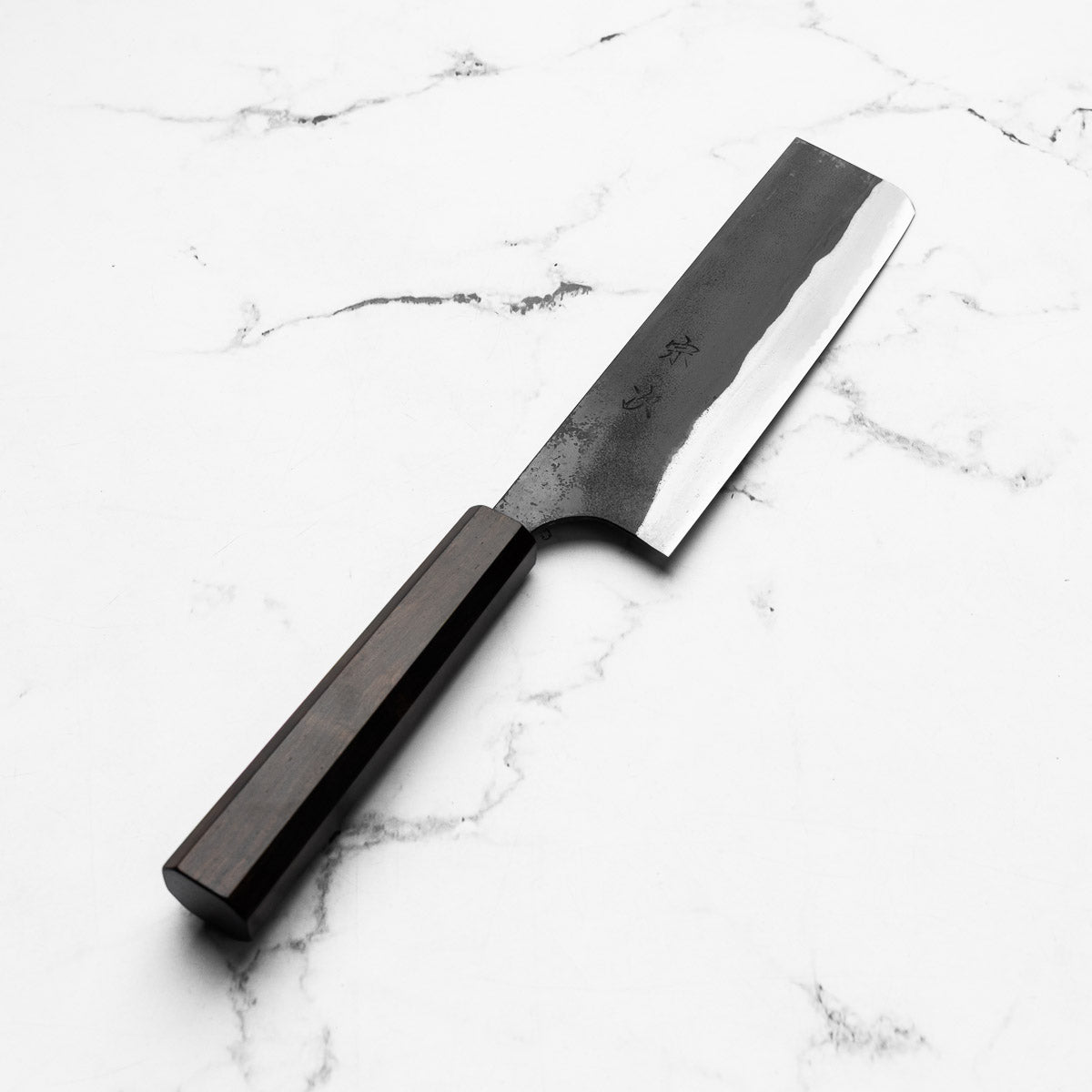 Morihei Munetsugu Blue 2 Kurouchi Nakiri 165mm