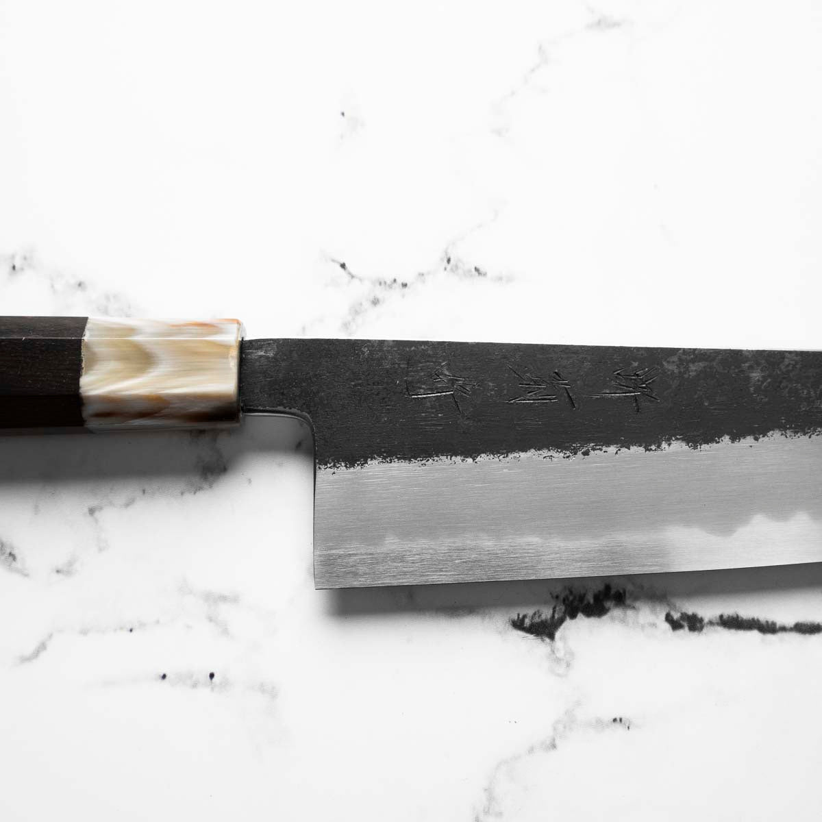 Y. Tanaka x Sakai Kikumori Blue Super Kurouchi Gyuto 240mm