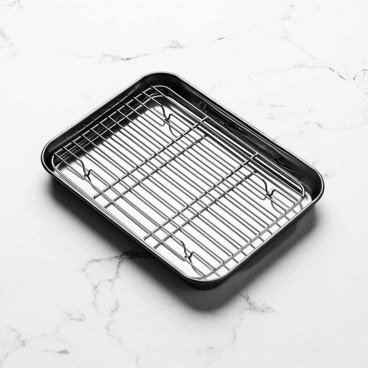 Preorder Only - 21cm Stainless Drip Tray w/Mesh Grill - ETA Mid Sept