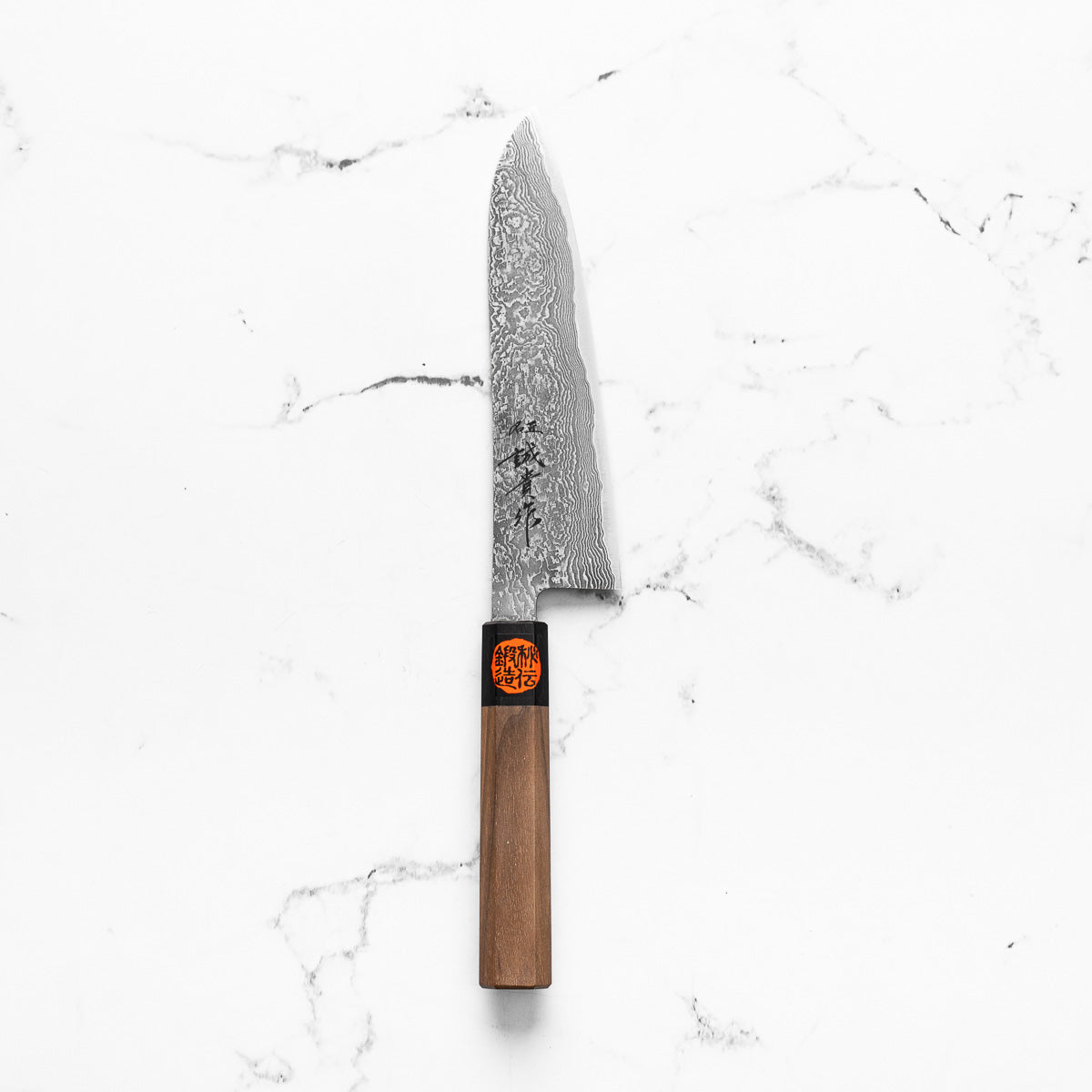 Shigeki Tanaka R2/SG2 Black Damascus Gyuto 180mm