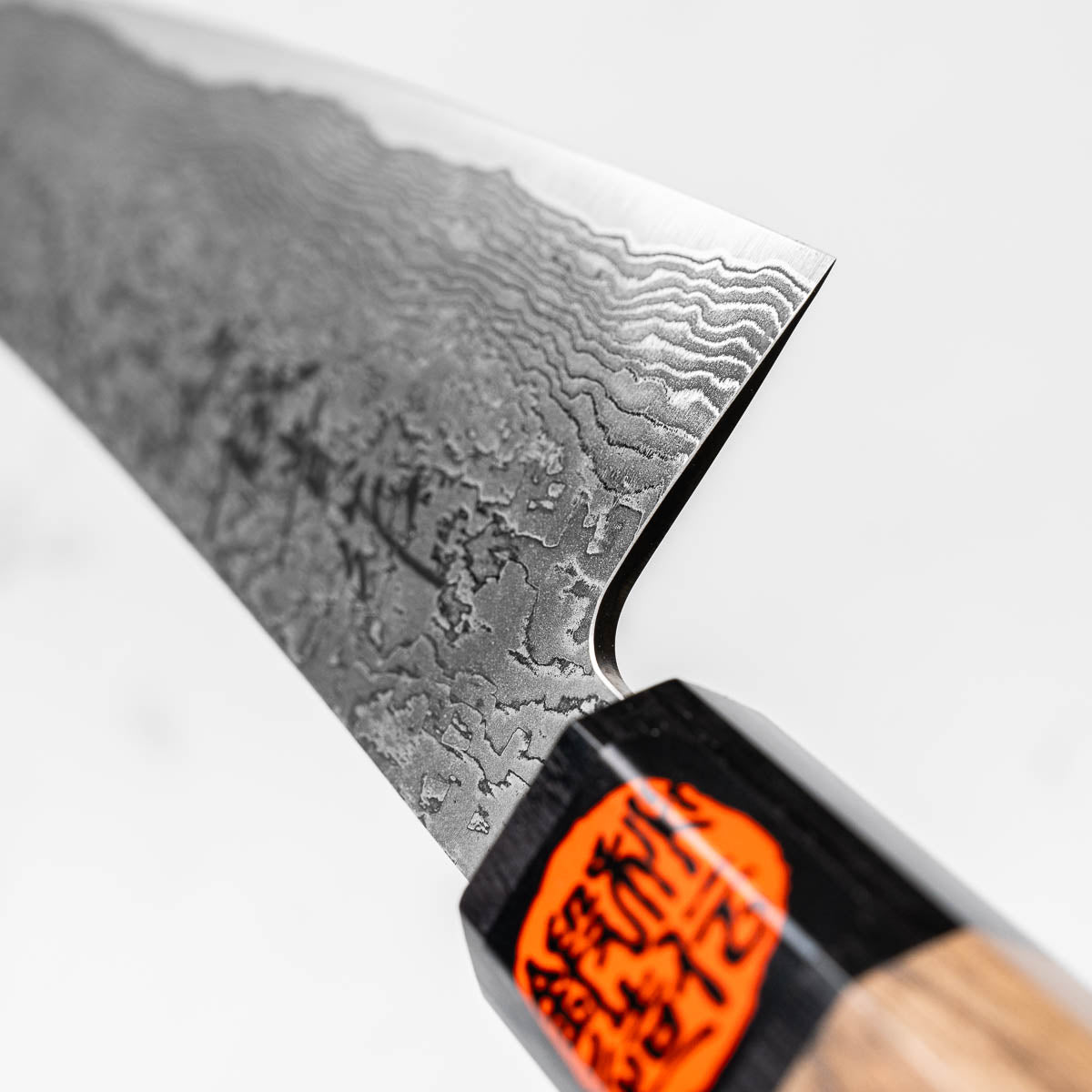 Shigeki Tanaka R2/SG2 Black Damascus Gyuto 180mm