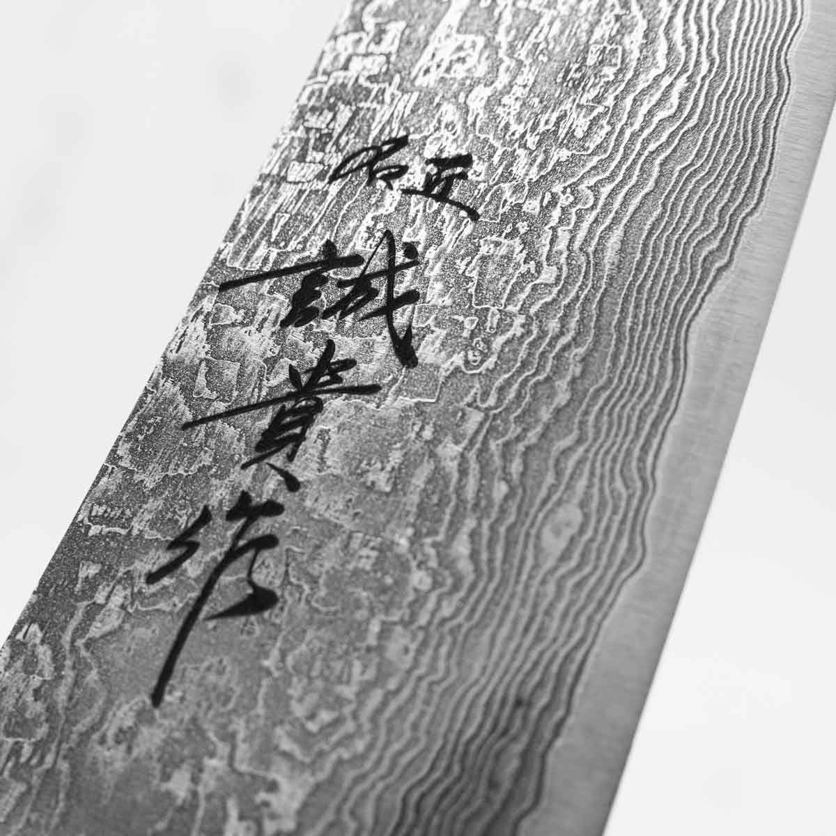 Shigeki Tanaka R2/SG2 Black Damascus Gyuto 180mm