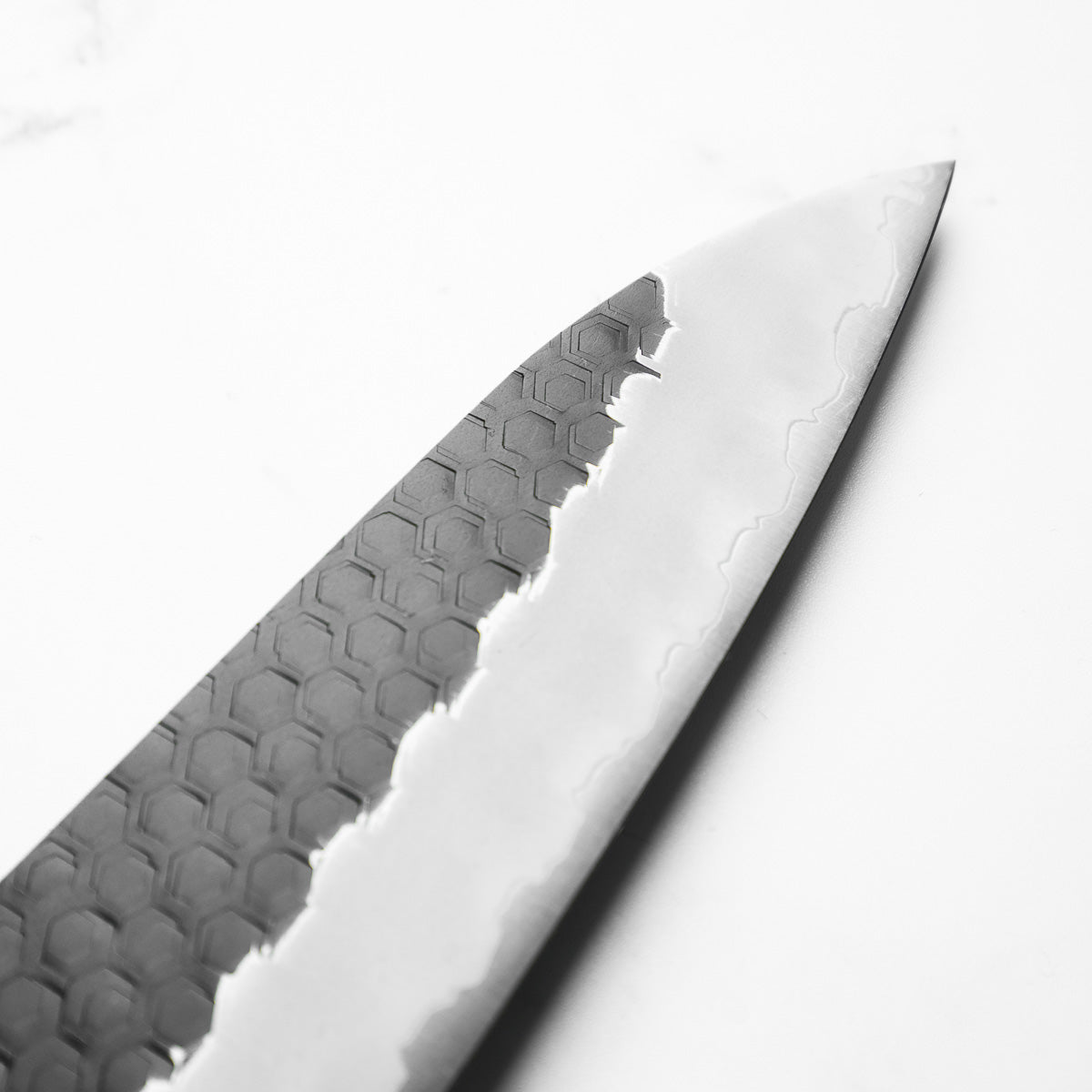 Nigara Hamono SG2 Kurouchi Tsuchime Gyuto 210mm - Western Ironwood