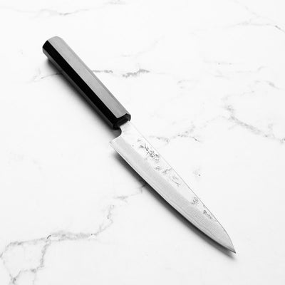 Tsunehisa Swedish Stainless Washiji Petty 135mm - Mono Ebony