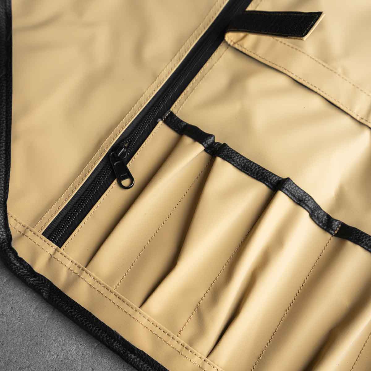 Porter 5 Pocket Polymer Knife Roll - Tan