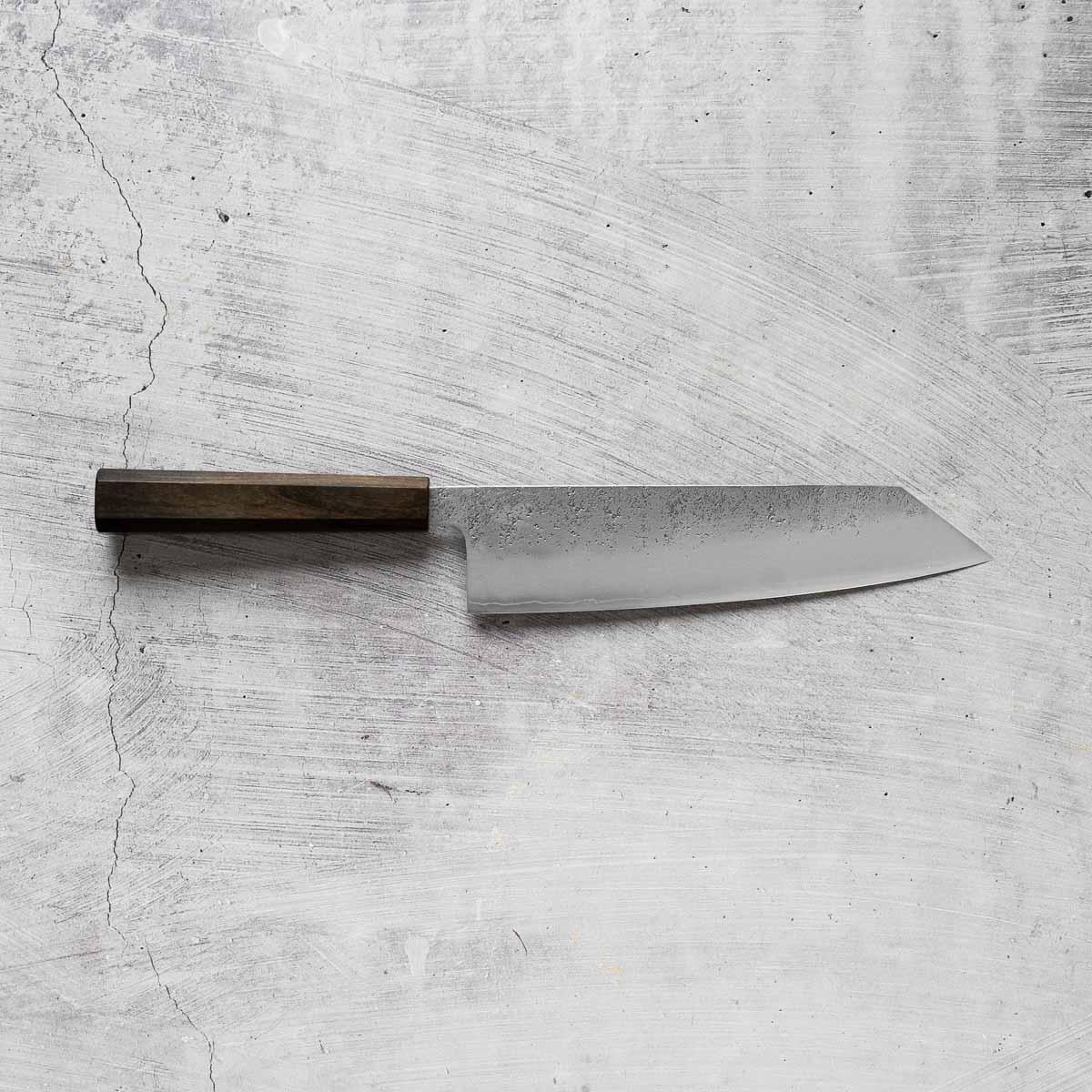 Hajimaru Ginsan Nashiji Tall Kiritsuke 210mm - Mono Ebony