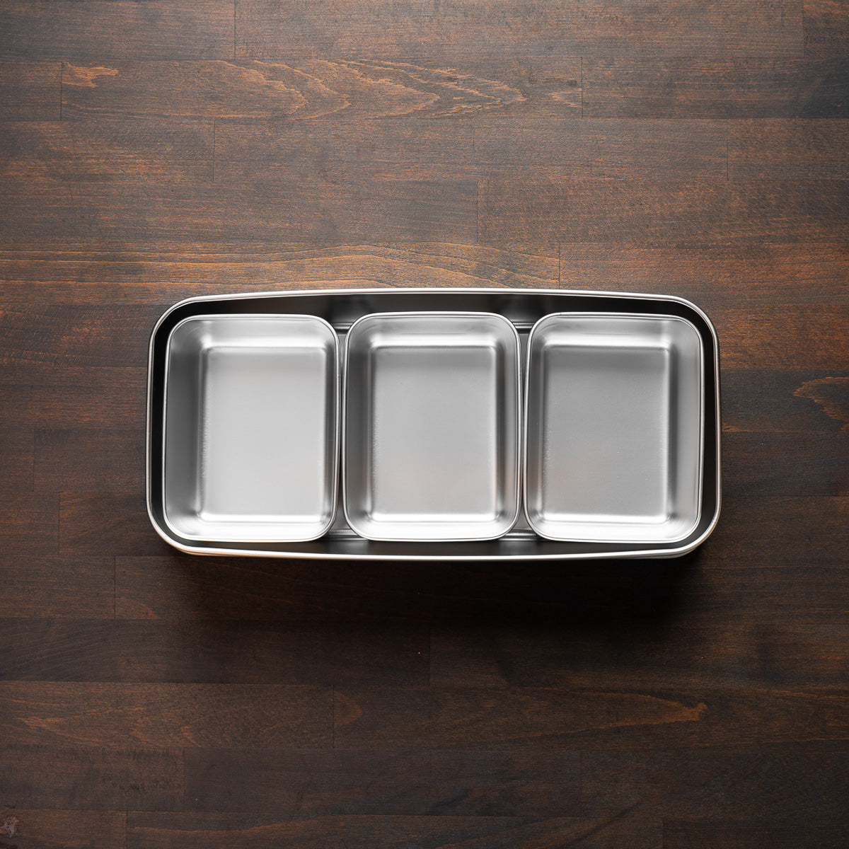 Preorder Only - Stainless Yakumi Pan - 3 Compartments - ETA Mid Sept