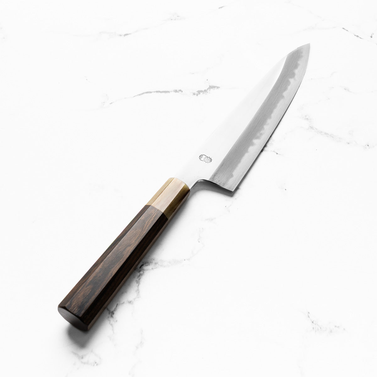 Sakai Kikumori "Choyo" Blue 1 Gyuto 210mm - Persimmon