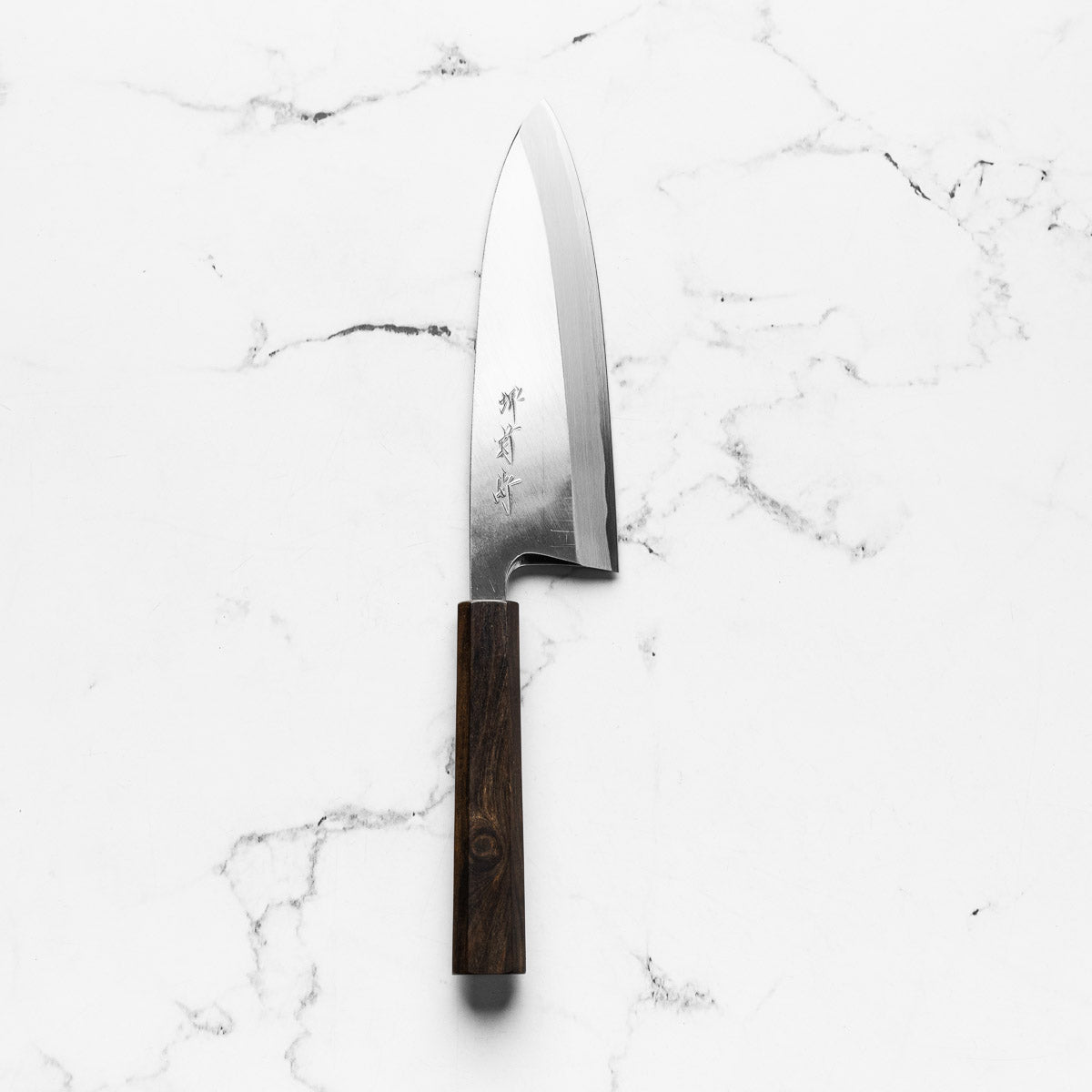 Sakai Kikumori Shironiko Deba 180mm - Mono Bubinga