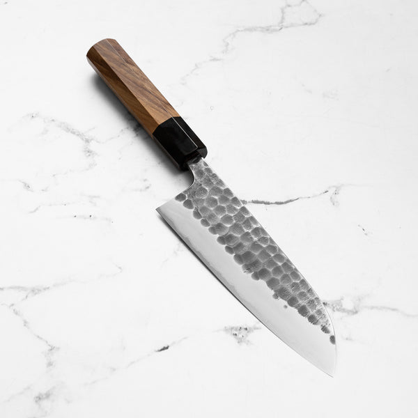 Wakui White 2 Stainless Clad Special Tsuchime Santoku 165mm