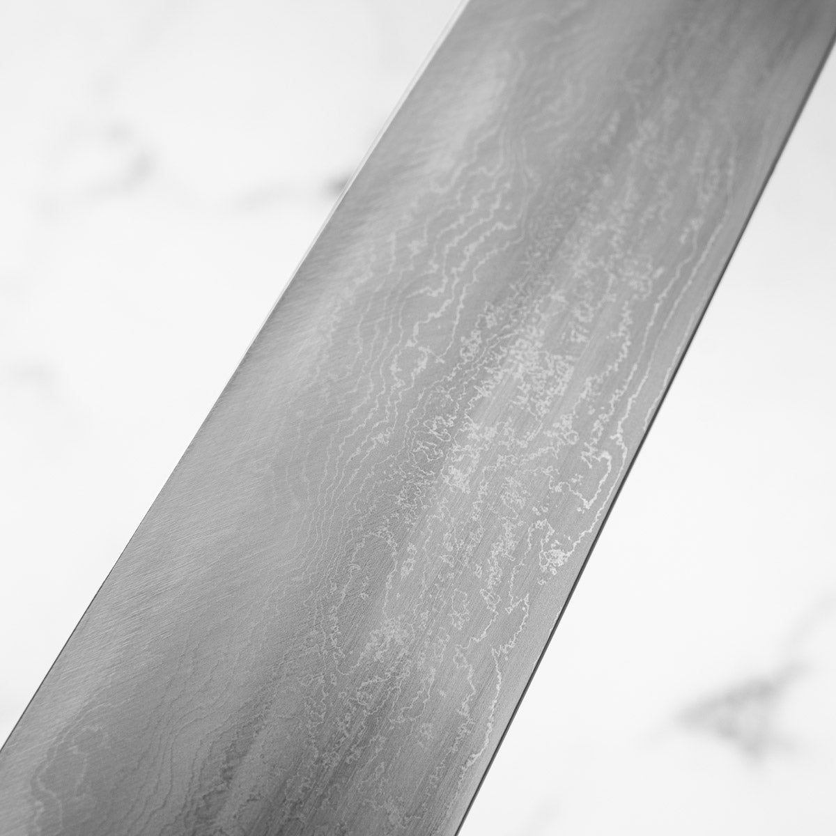 Mazaki Hon-Sanmai Blue Super Damascus Sakimaru Sujihiki 330mm