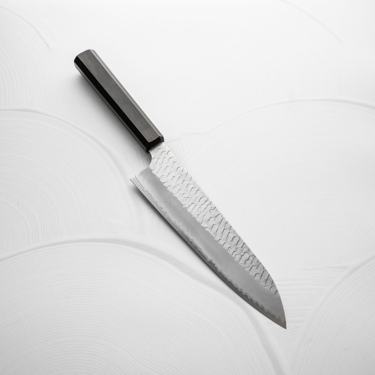 Nigara Hamono SG2 Migaki Tsuchime Gyuto 210mm - Ebony