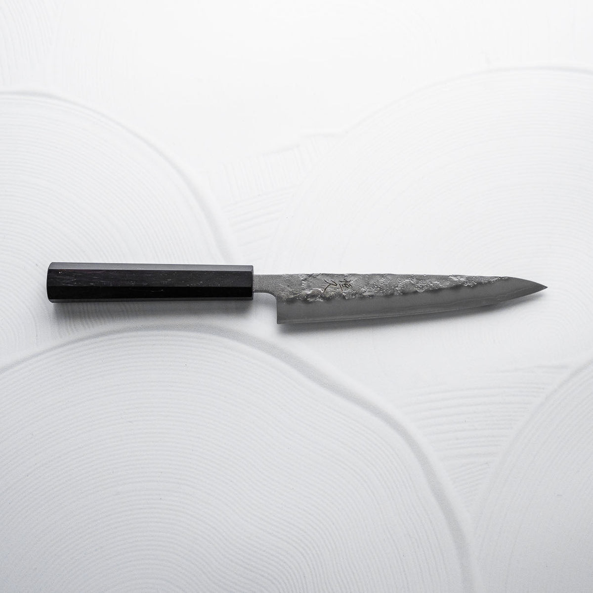 Tsunehisa Ginsan Nashiji Petty 150mm - Ebony