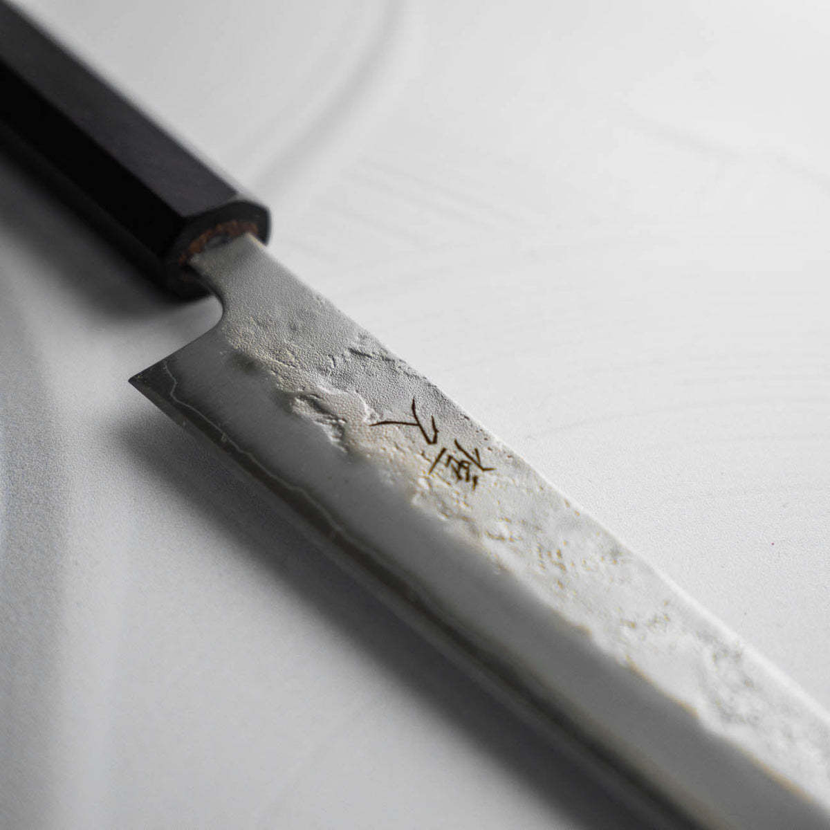Tsunehisa Ginsan Nashiji Petty 150mm - Ebony