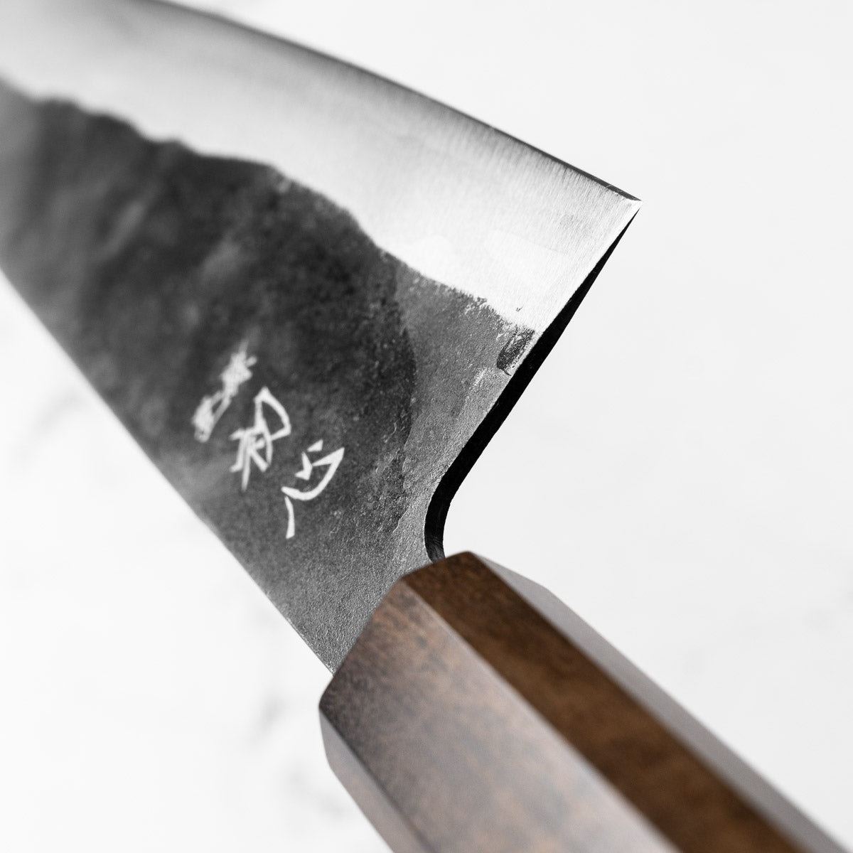 Hatsukokoro Kurogane Blue 2 Gyuto 210mm - Mono Bubinga