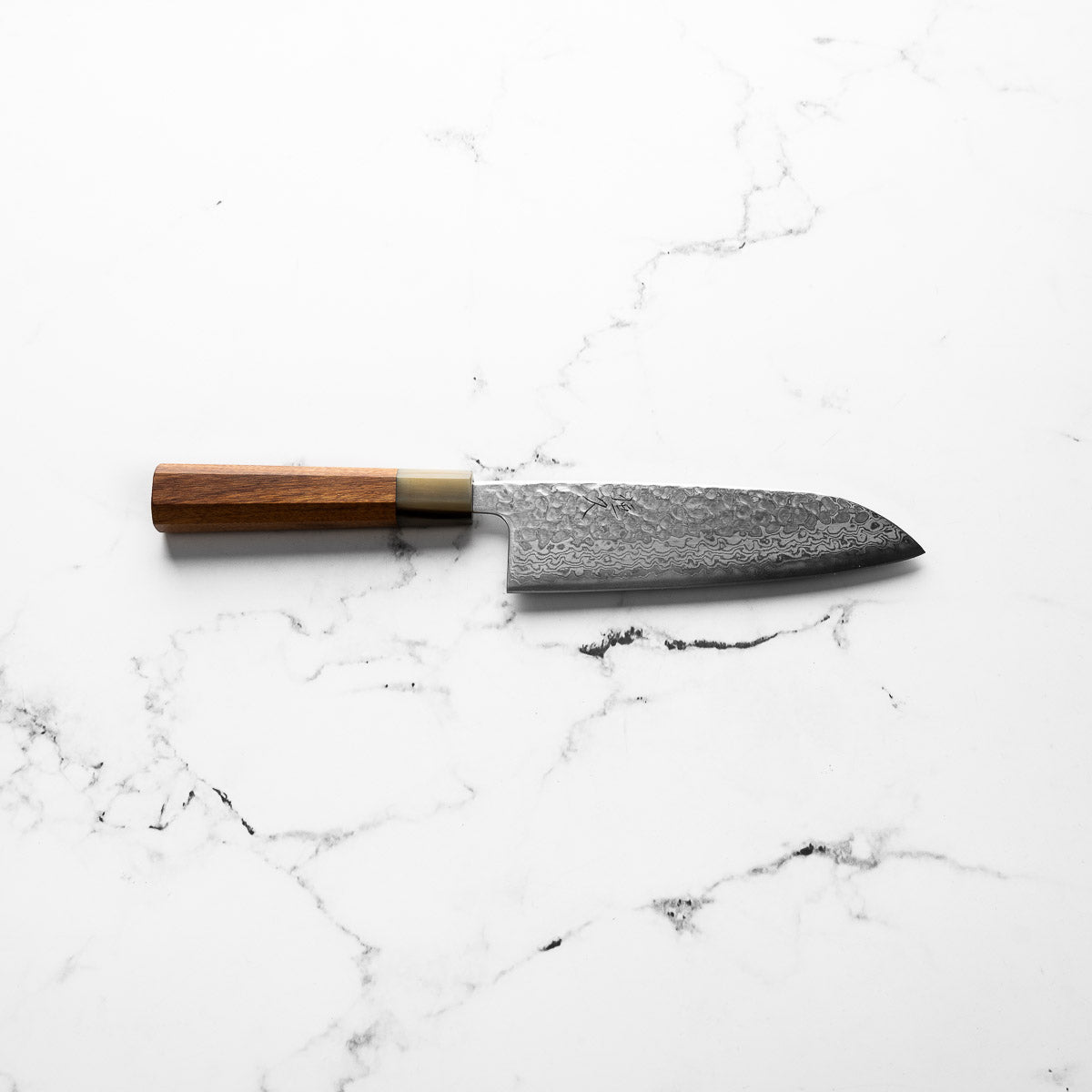 Tsunehisa Ginsan Geppaku Santoku 165mm - Quince