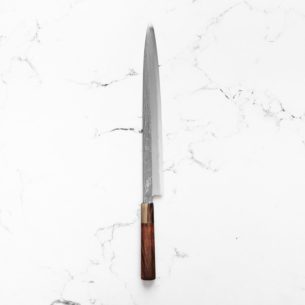 Shotaro Nomura Blue 2 Damascus Yanagiba 330mm