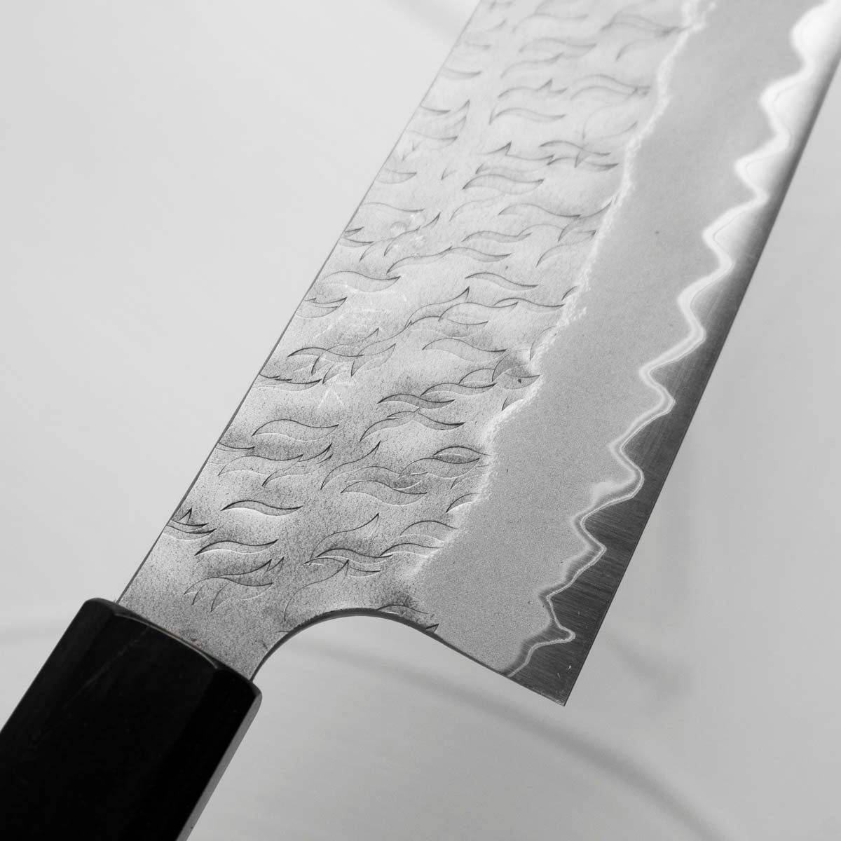 Nigara Hamono Blue Super Tsuchime Kiritsuke 210mm - Ebony