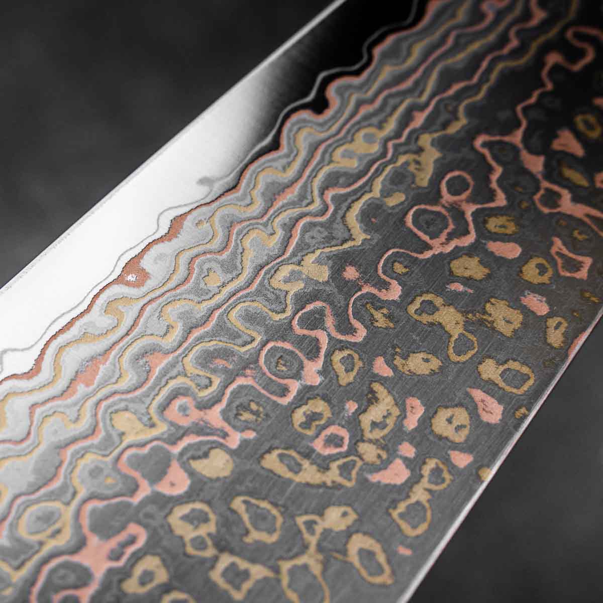 Seido "Niji" VG10W Rainbow Damascus Bunka 165mm