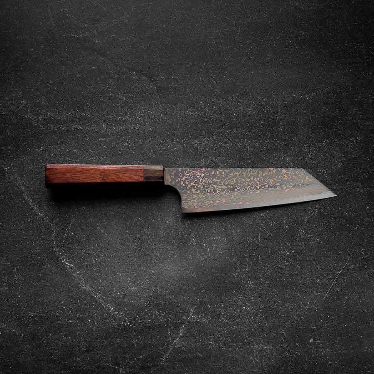 Seido "Niji" VG10W Rainbow Damascus Bunka 165mm
