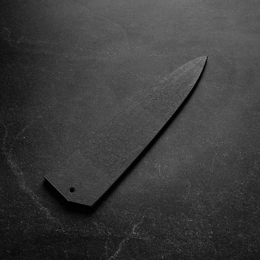 Seido VG10W Rainbow Damascus Gyuto 210mm - Damascus Fitted Saya