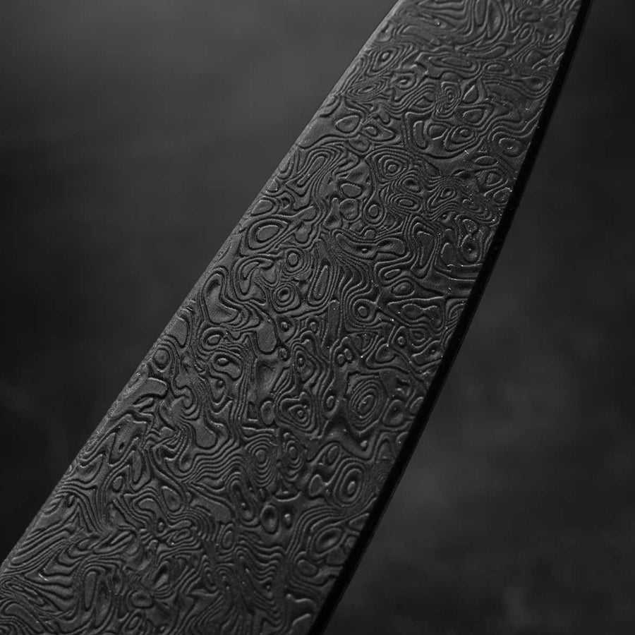 Seido VG10W Rainbow Damascus Petty 135mm - Damascus Fitted Saya