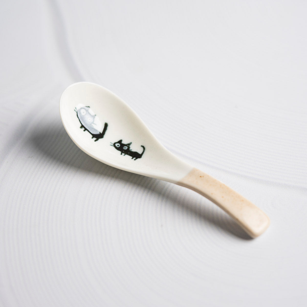 Spoon - Beige Cat 14cm