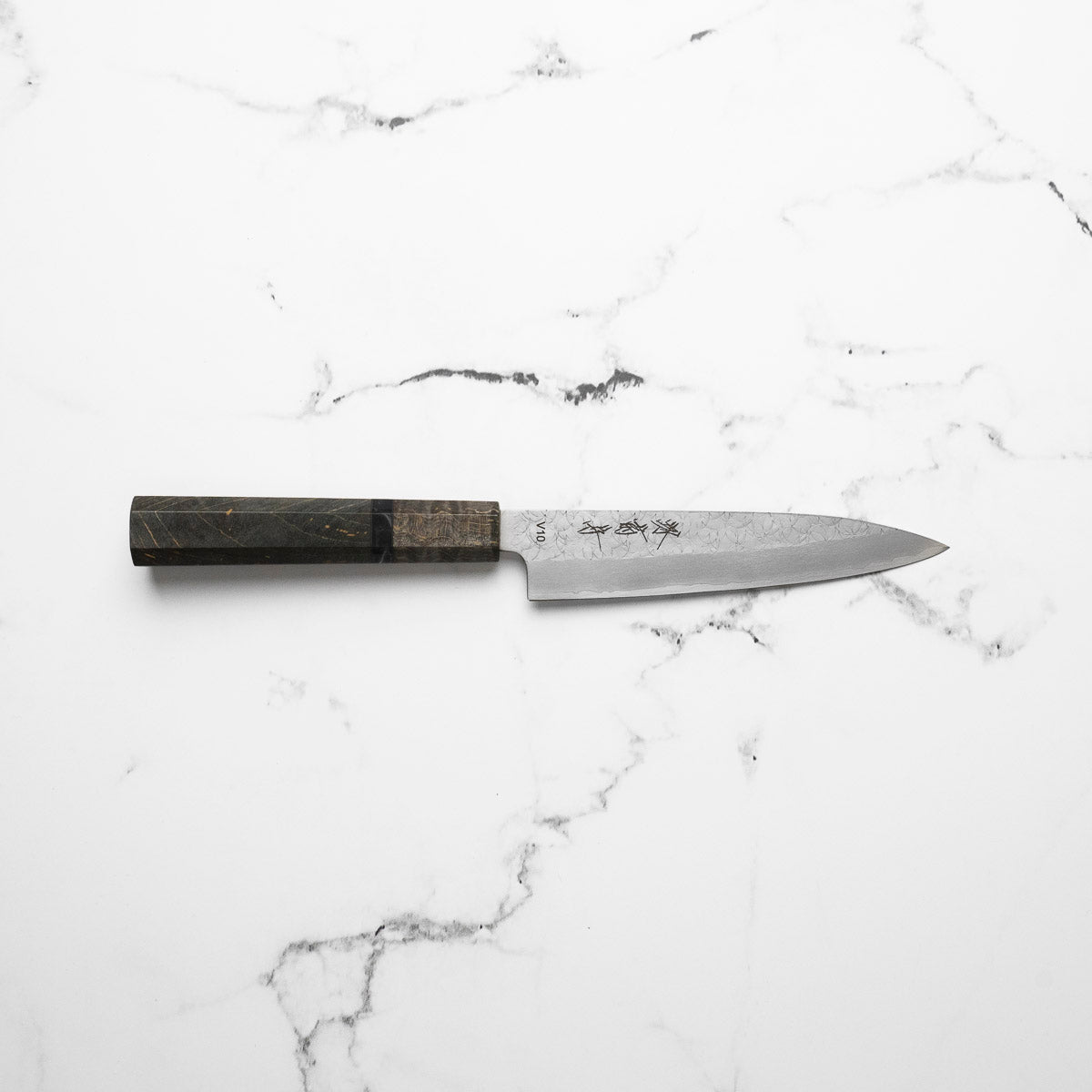 Sakai Kikumori VG10 Petty 135mm - Dark Maple