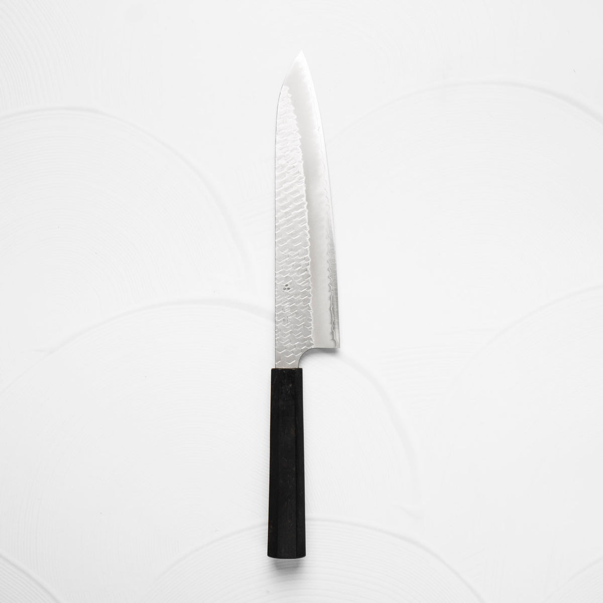 Nigara Hamono SG2 Migaki Tsuchime Gyuto 240mm - Ebony