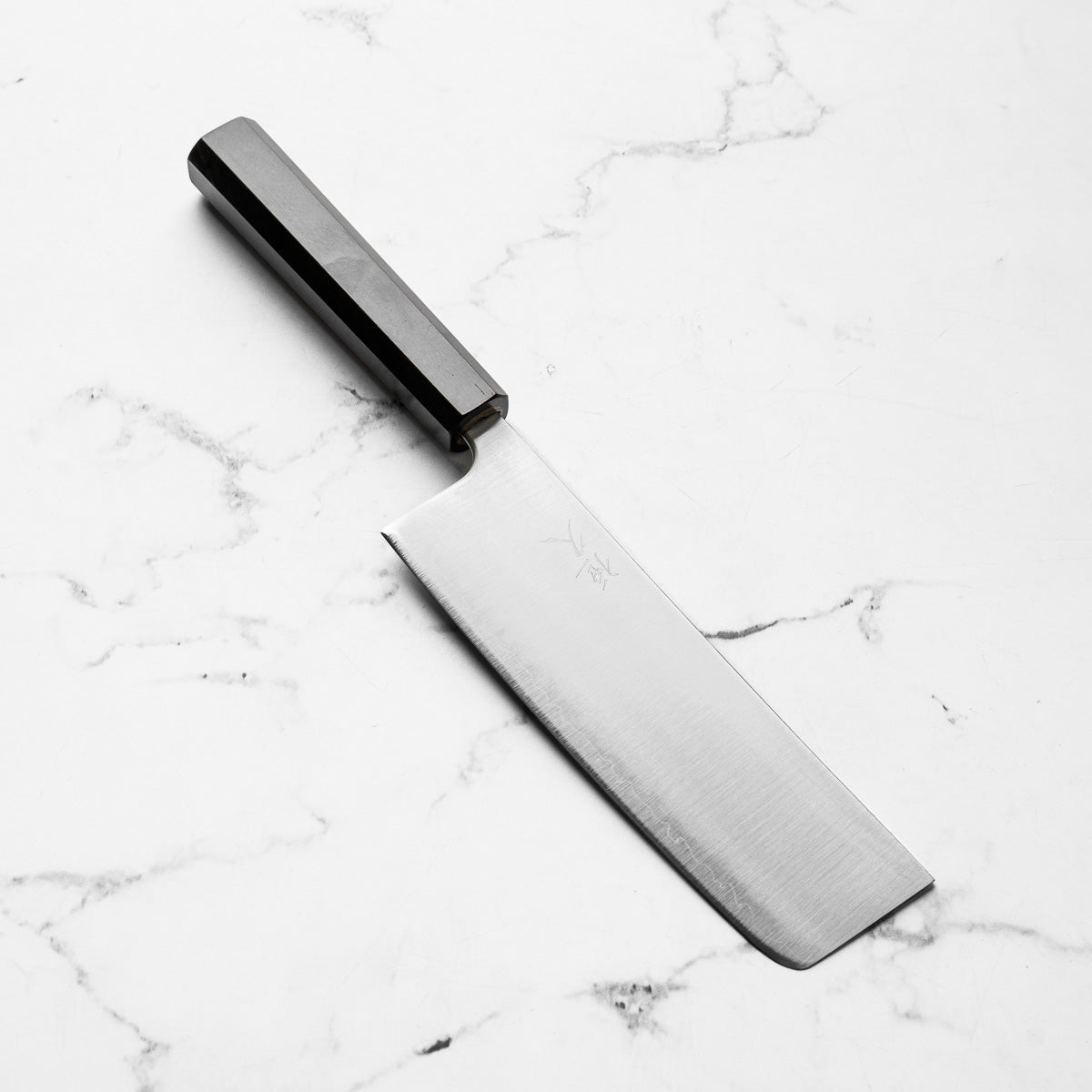 Tsunehisa Blue Super Migaki Nakiri 160mm - Ebony