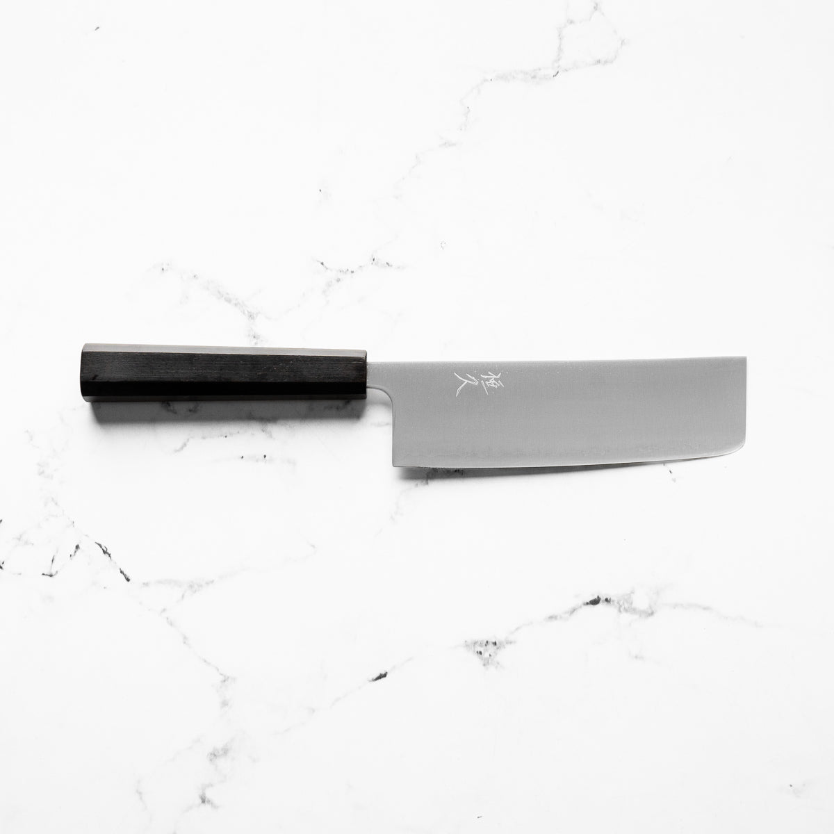 Tsunehisa Blue Super Migaki Nakiri 160mm - Ebony