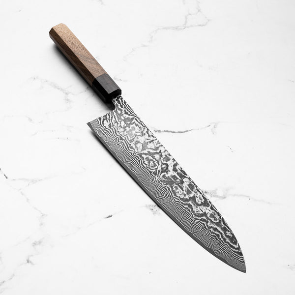 Shiro Kamo SG2 Black Damascus Gyuto 240mm