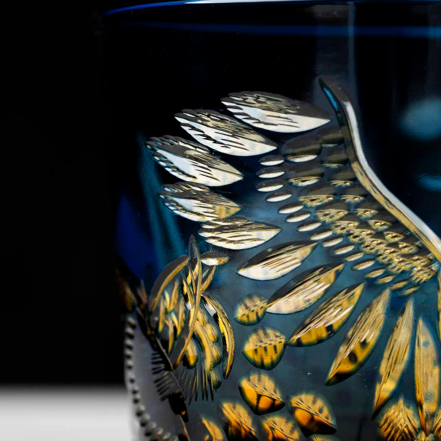 Kiyohide Glass Kobo Rock Glass Seiken Azure