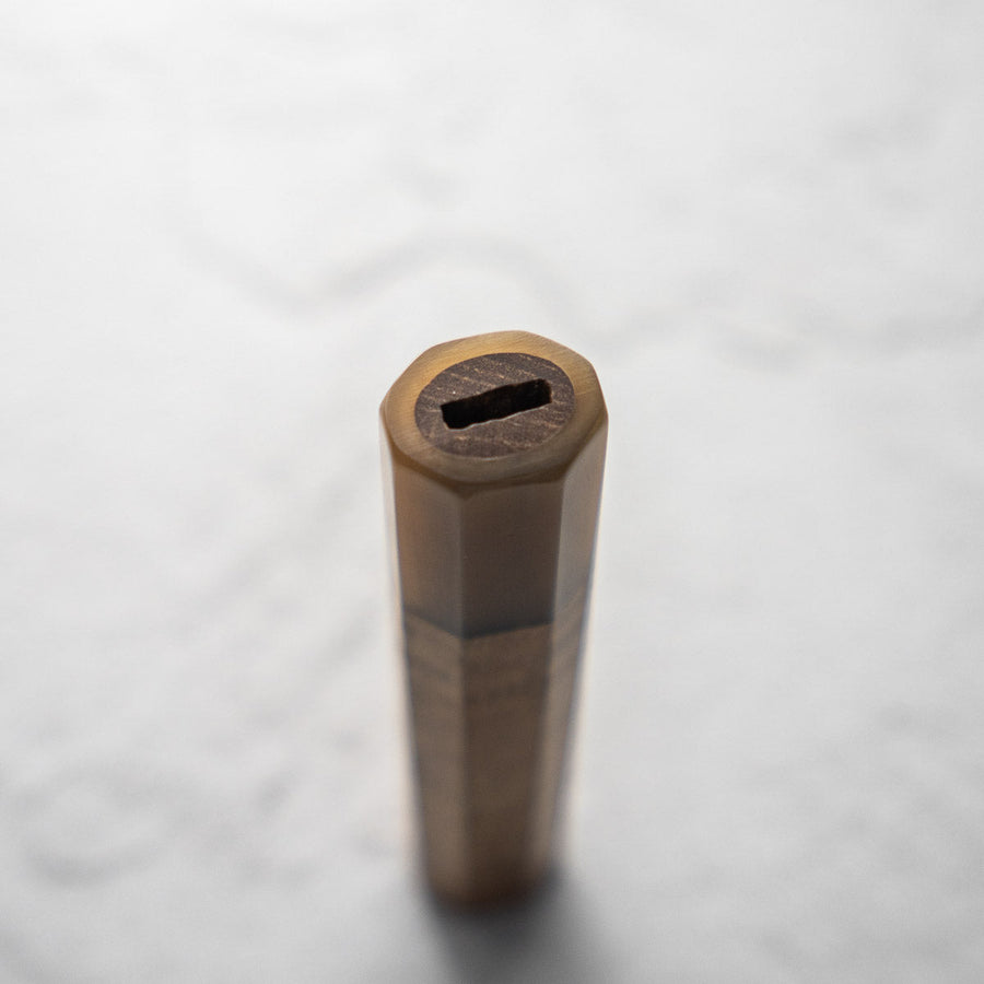 Chef's Edge Double Blonde Octagon Handle - Bunka/Nakiri