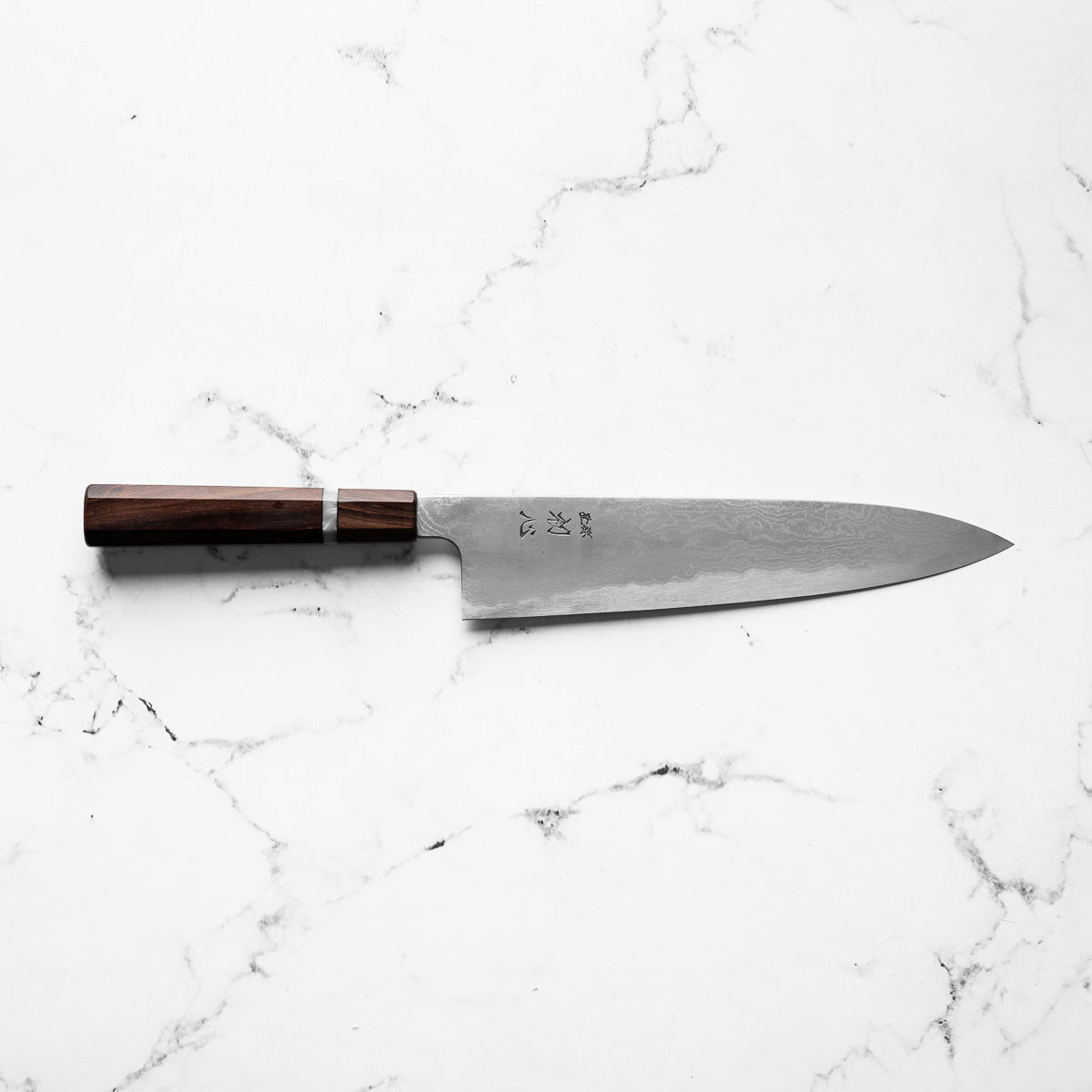 Hatsukokoro Blue 1 Damascus Gyuto 240mm