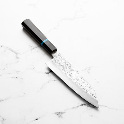 Okeya Ginsan Bunka 165mm - Ebony Turquoise