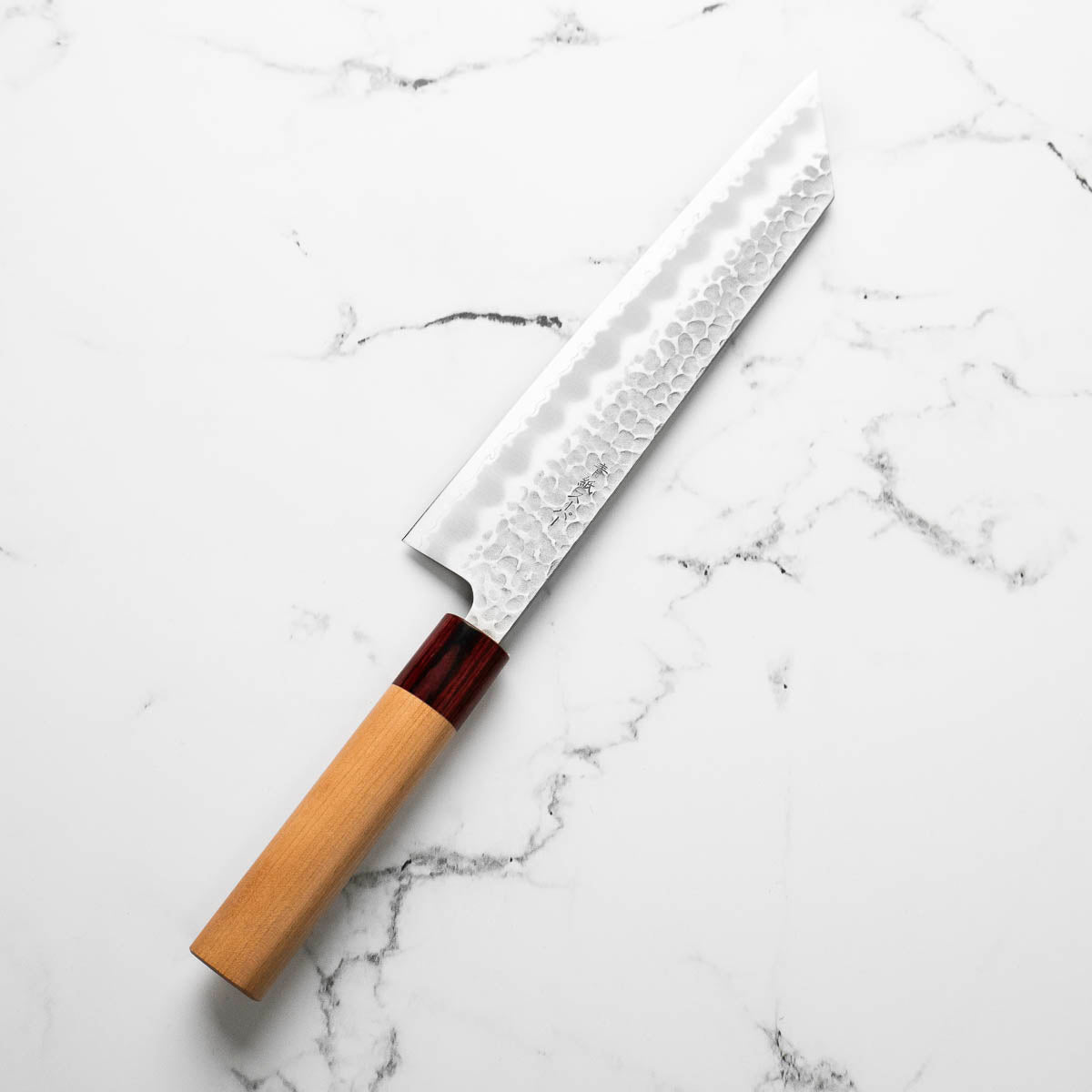 Tsunehisa Blue Super Tsuchime Kiritsuke 210mm - Cherry