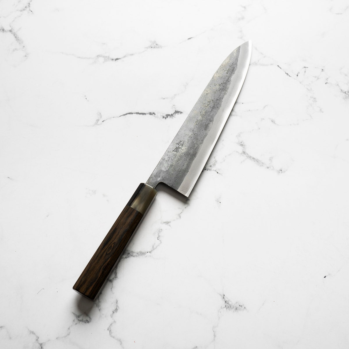Seido "Kuro" x Tadafusa White 2 Kurouchi Gyuto 240mm - Persimmon