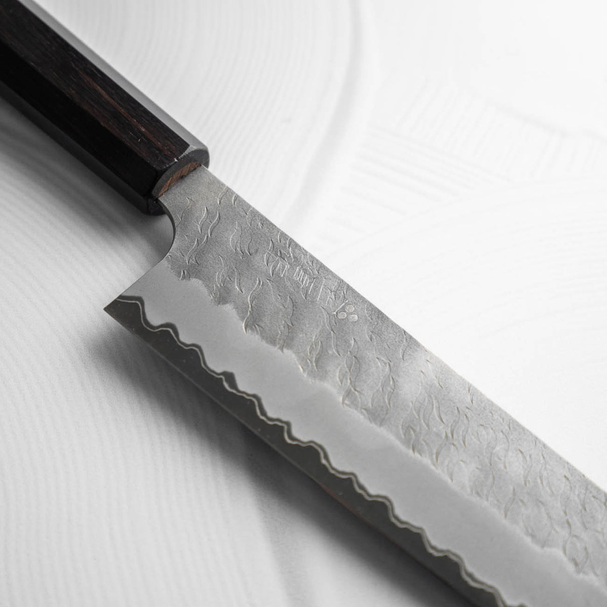 Nigara Hamono Blue Super Tsuchime Gyuto 240mm - Ebony
