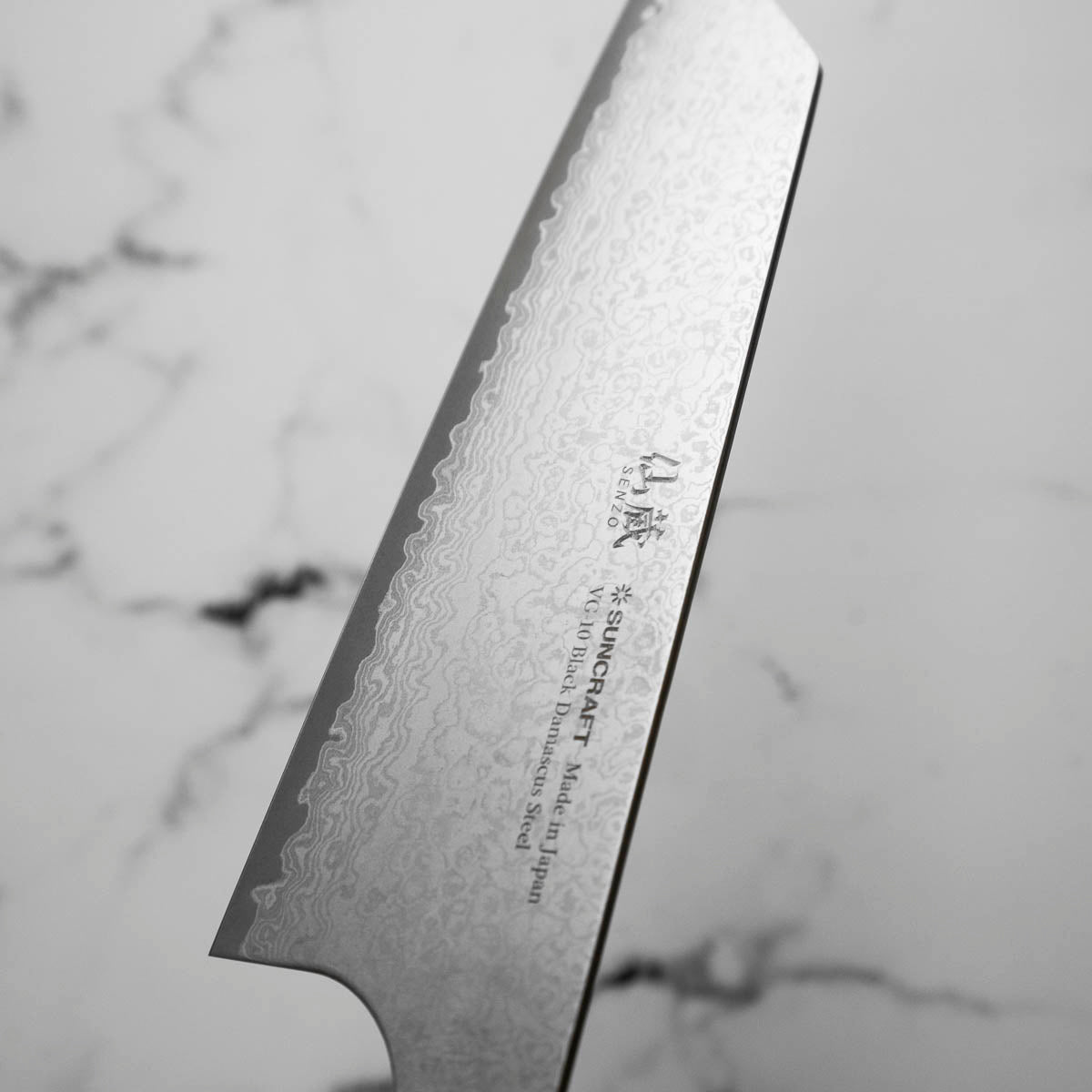 Senzo Black VG10 Damascus Bunka 165mm