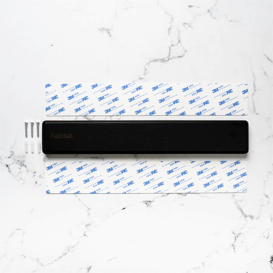 Habitat 40cm Black Magnetic Knife Holder