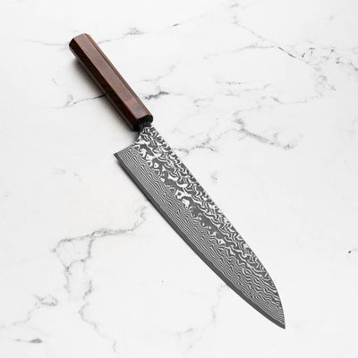 Yoshimi Kato SG2 Nickel Damascus Gyuto 240mm
