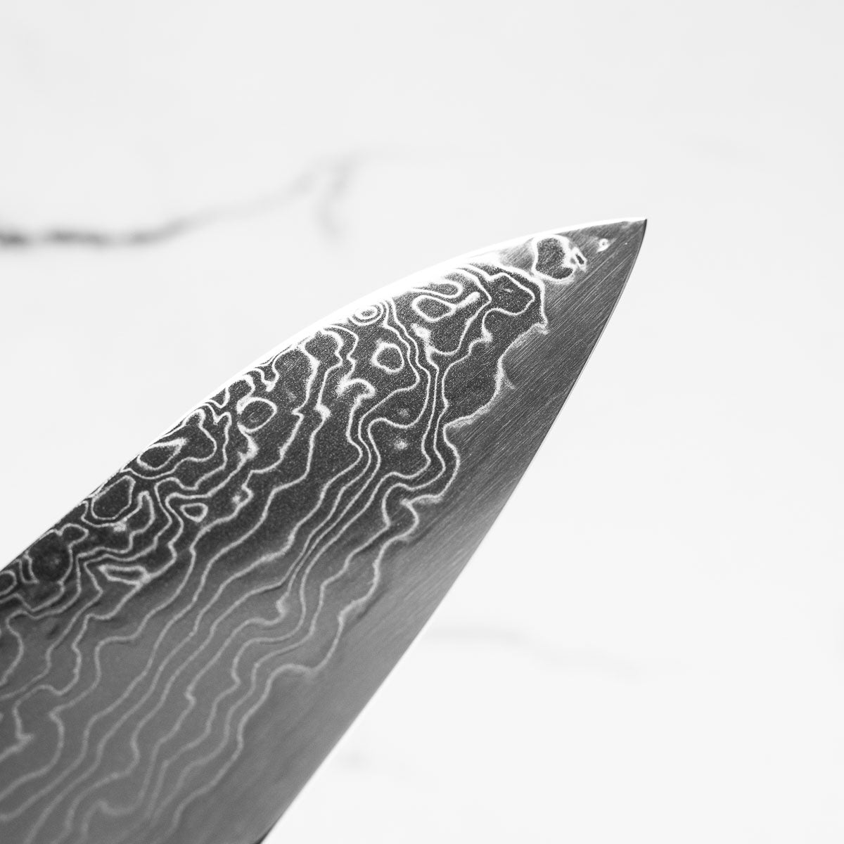 Hatsukokoro Ryuhyo Migaki SG2 Damascus Gyuto 240mm - Ebony